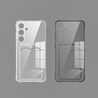Transparent Card Slot Silicone Case For Samsung Galaxy S26 S25 Edge S24 S23 S22 S21 Plus Note 20 Ultra S20 FE Protection Cover - Image 2