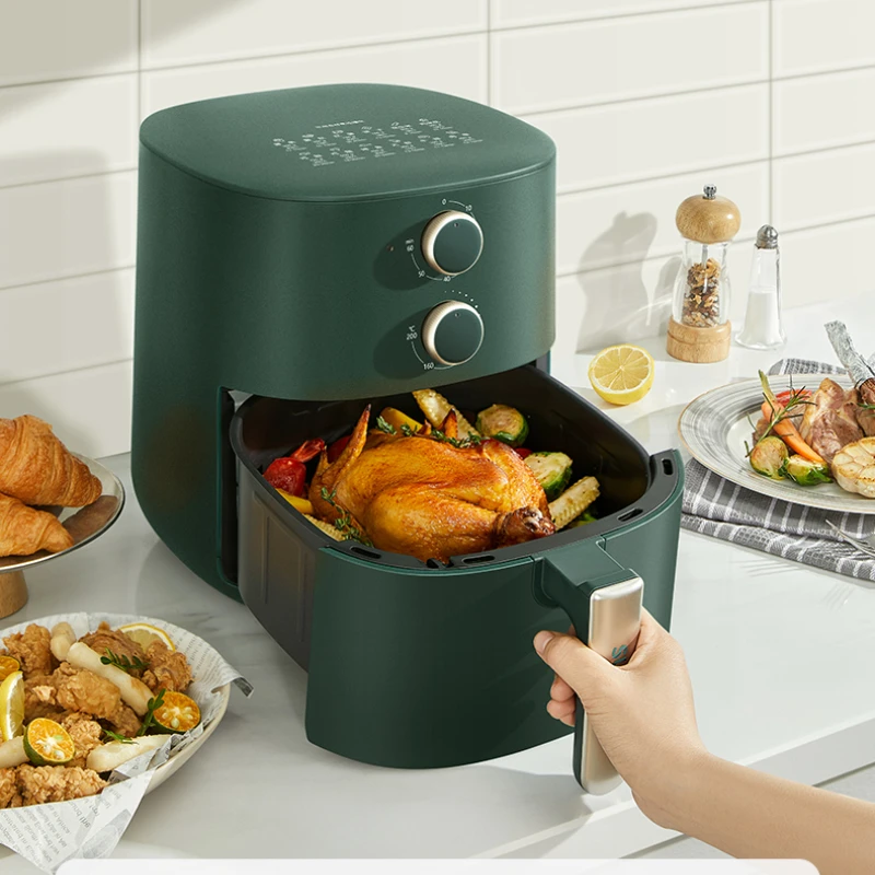 Air Fryer Flip-Free Automatic Multi-Function Deep Frying Pan 5L Large Capacity Household Oil-Free Smart 3