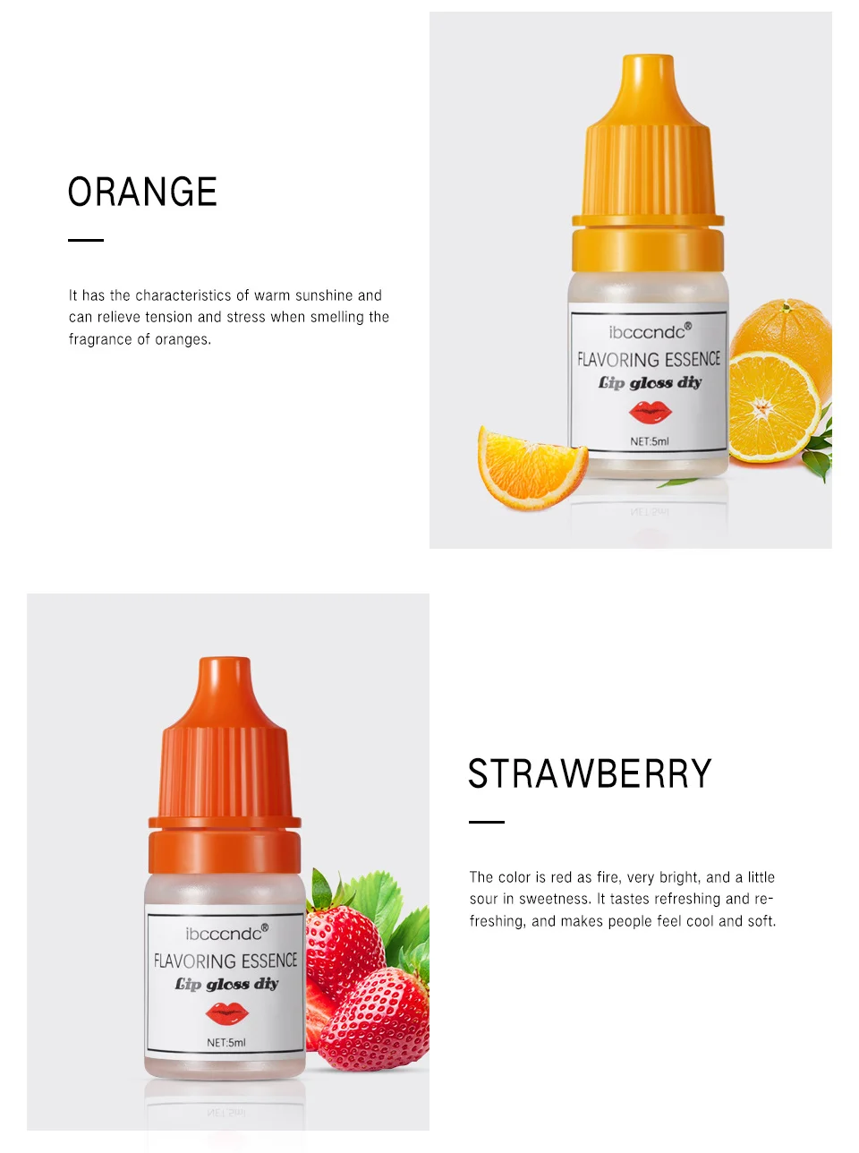 Ätherisches Öl Set Für Diy Lipgloss Erdbeere Mango Kokosnuss_voghion.com