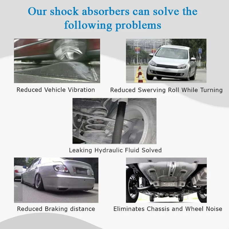 Shock Absorbers For E39 E53 E65 E70 E71 F01 F02 X3 F25 G11 G12 Cars Air Suspension Kit Amortiguadores 37116850221 37126791676 2