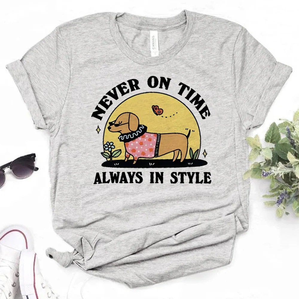 

Sausage Dog tshirt women graphic tshirt female anime clothing