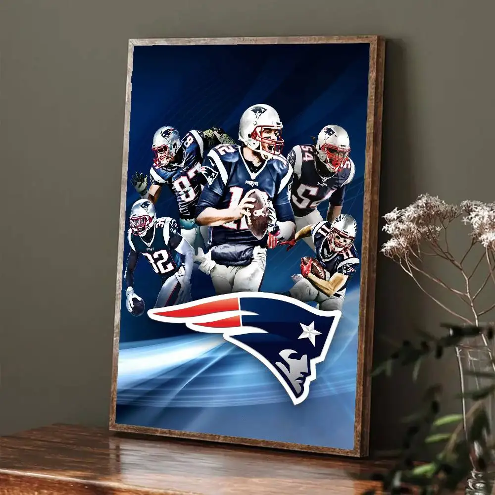 T-Tom Rugby B-Brady Poster Room Bar Cafe Decor Stickers Wall S