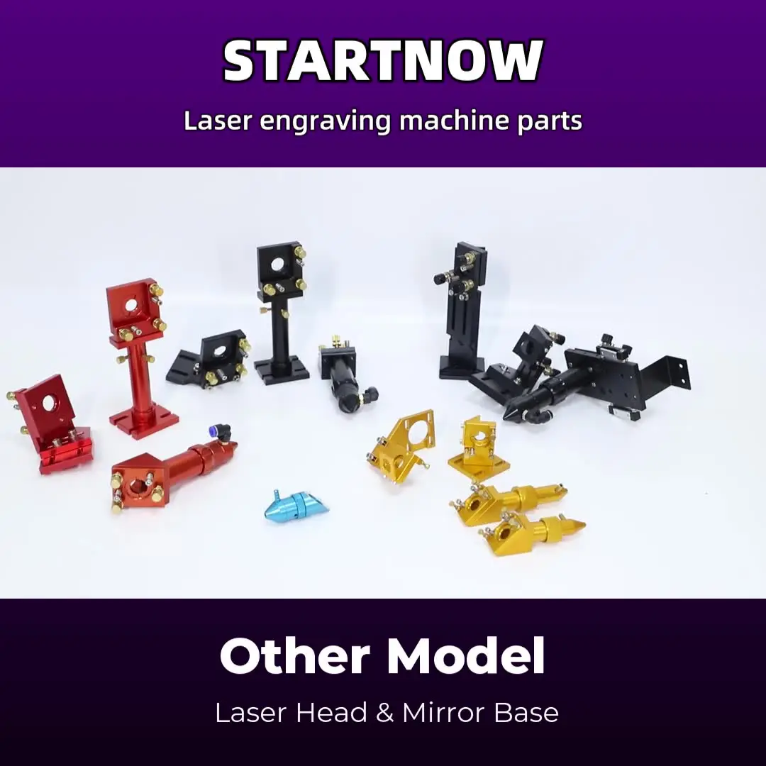 Startnow Juego de cabezal láser CO2 DIY, 12mm, 18 lent de enfoque y Startnow Juego de cabezal láser CO2 DIY, 12mm, 18 lent de enfoque y