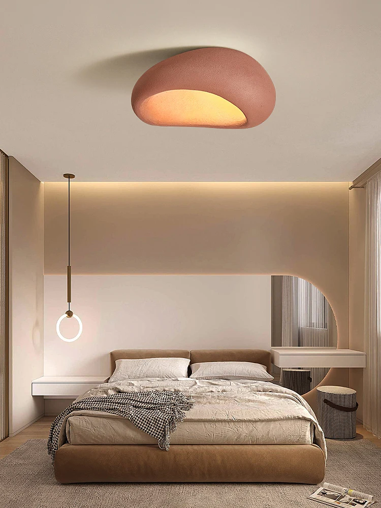 

Modern quiet wind ceiling lamp designer bedroom lamp original new Japanese master bedroom living room lamp