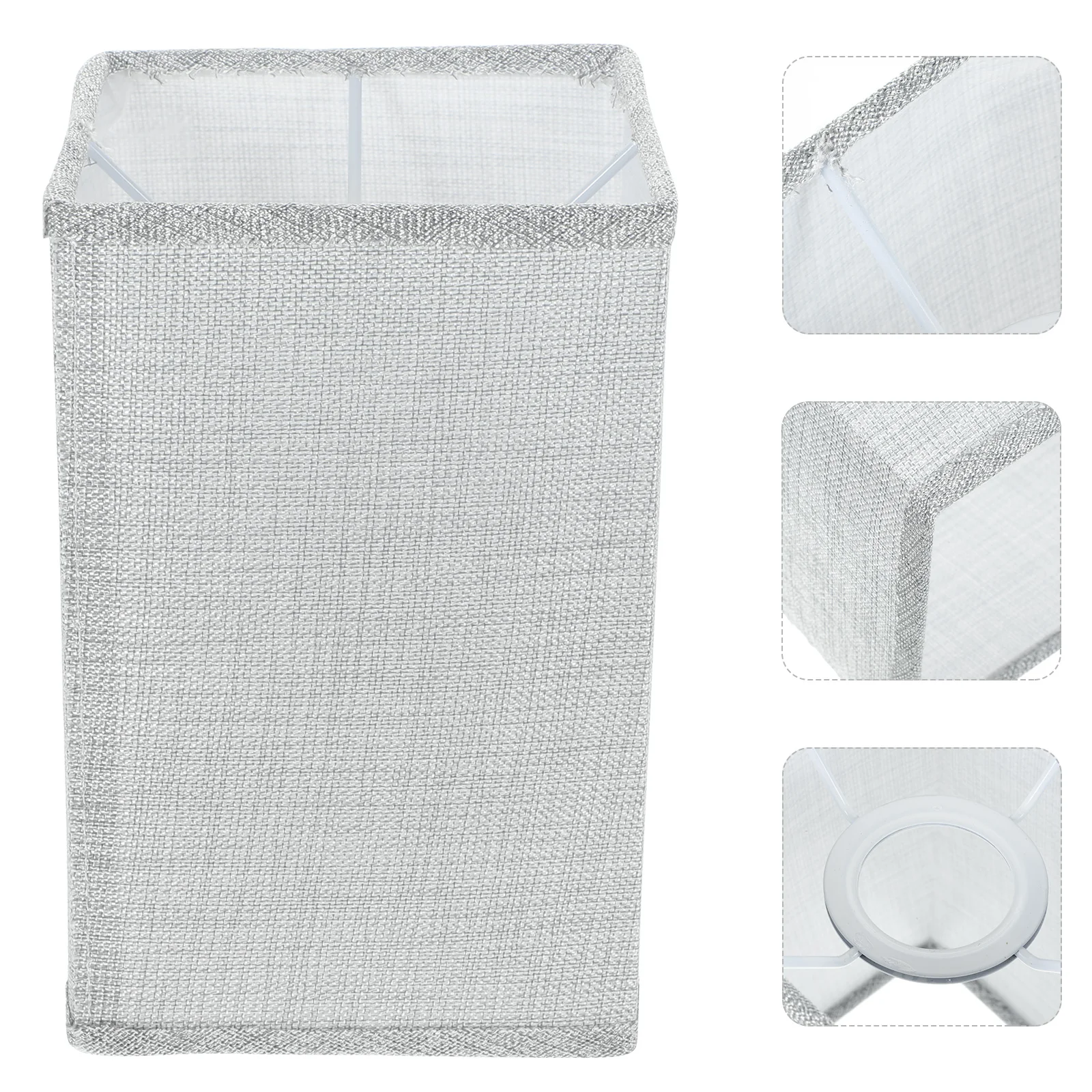 

Table Lamp Shade Linen Lamp Square Shade Rectangular Linen Clip On Lamp Shade Table Light Cover Replacement Fabric Lampshades