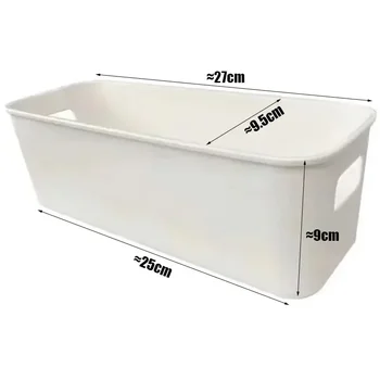 ใหม่ STACKABLE Desktop Storage กล่องผลไม้เครื่องสําอางค์ Sundries ขนาดใหญ่ความจุห้องครัว Bin Coverless Organizer คอนเทนเนอร์ 7