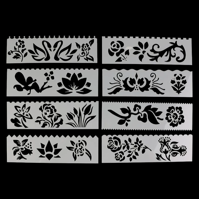 8PCS drawing templates drawing stencils Drawing Stencils