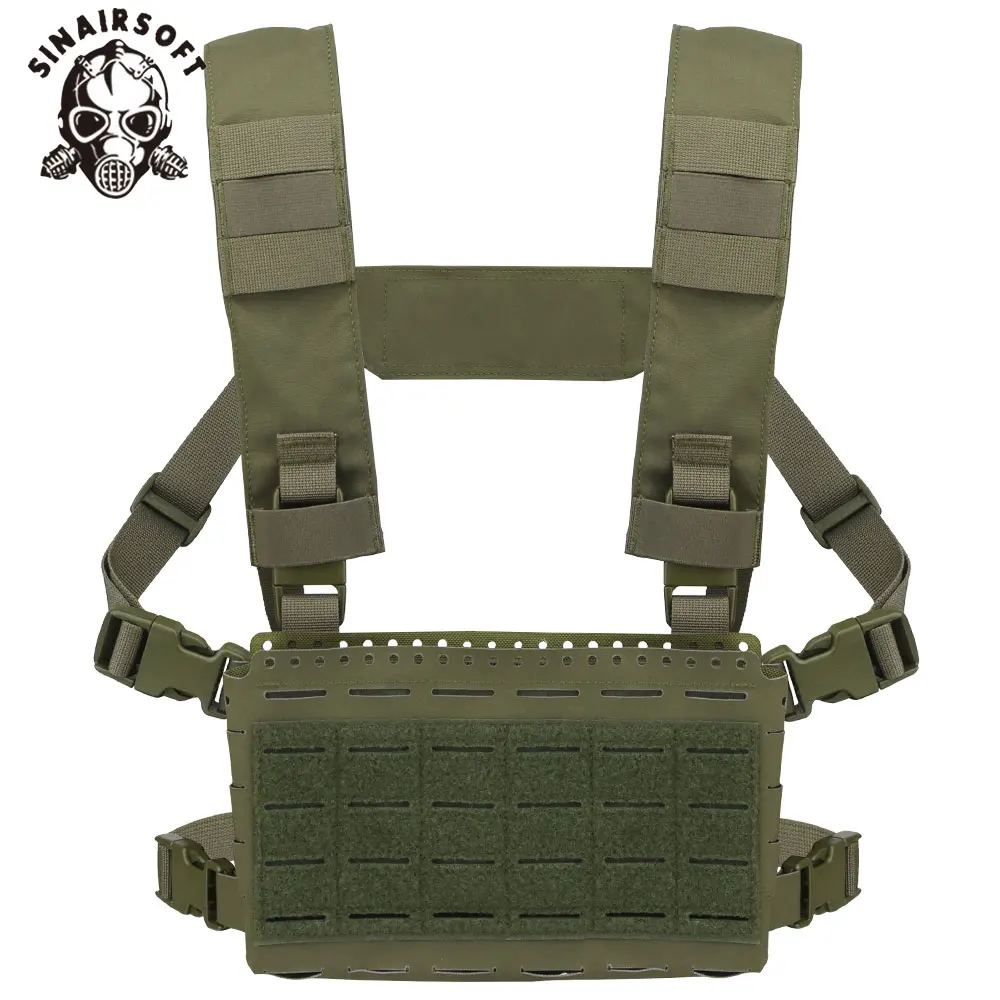 

MOLLE MK5 Chest Rig SS MKV Micro Fight Chassis Placard Hook Loop Airsoft Magazine Pouch Tactical Plate Carrier Vest Equipment