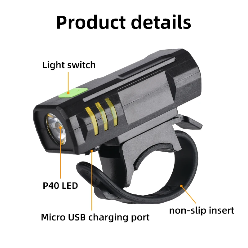 COBA Bicycle Bike USB Rechargeable Light LED High Brightness Multi-Function Road MTB Cycling Safety Front Lights