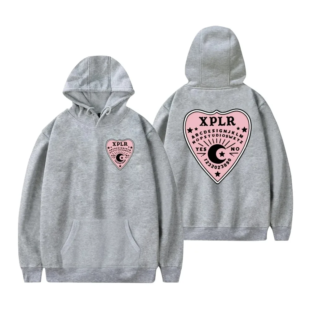 Sam e Colby-Hoodie de manga comprida feminino e masculino, pulôver fashion, suéter, XPLR 2024