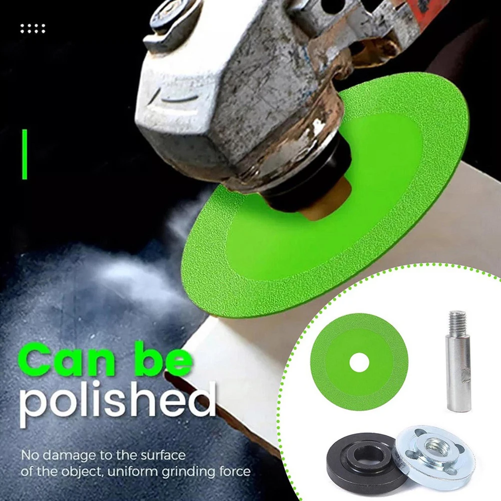 Glass Cutting Disc With Extension Rod 100mm Ultra thin Saw Blade Jade