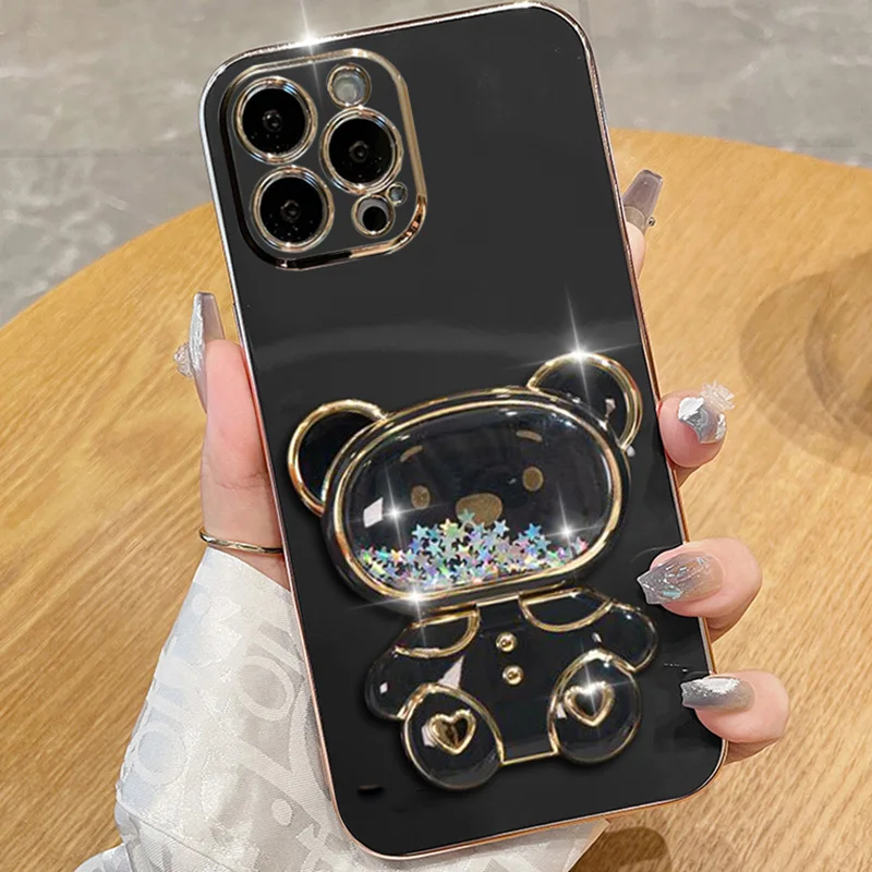 Quicksand Glitter Mirror Phone Case For Infinix Note 12 30 Pro 11 11S Hot 30i 12i 20i Play Tecno Spark 10 10C Cover_voghion.com