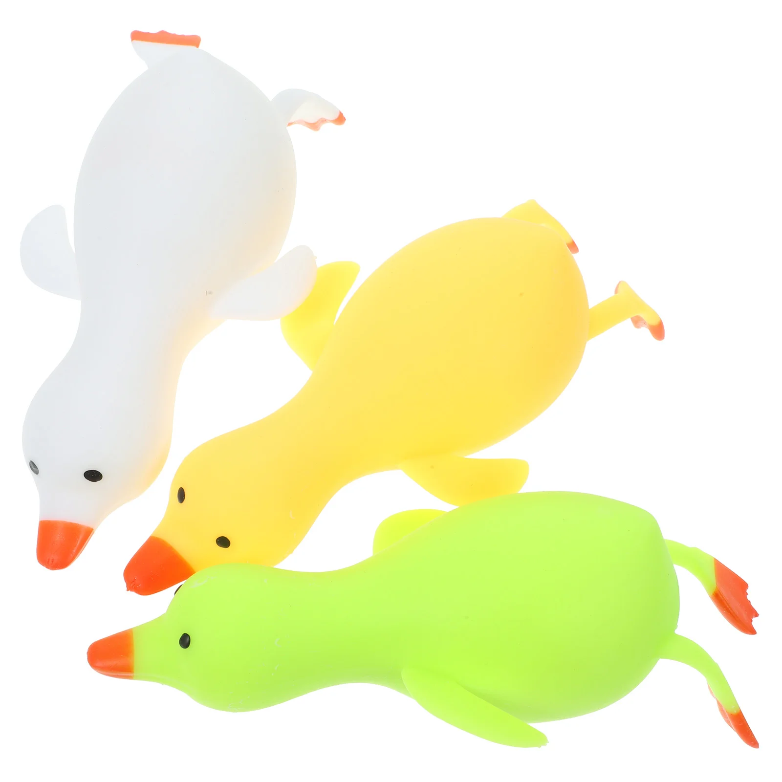 

3 PCS Chicken Flying Toys Duck Lalale Children’s Vent Elasticity Squeezing Plaything Stretch Childrens