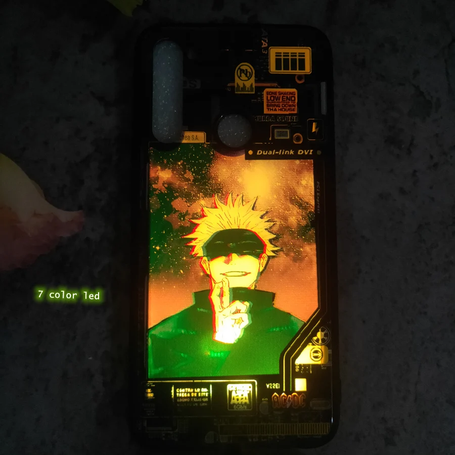 Cyber luminous case - wireless charging compatible phone cover