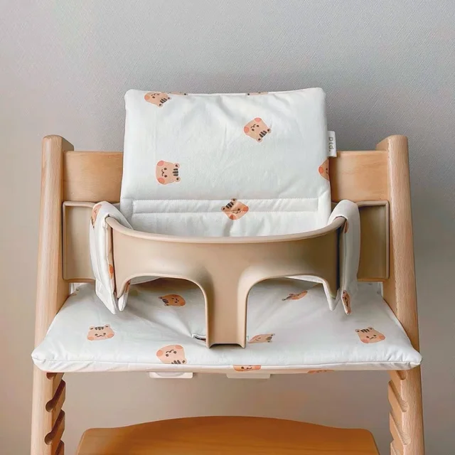 Soft Highchair Cushion Washable Baby Dinner High Chair Seat Cushion Liner Mat Pad Back Cushion for Stokk Trip Trap High Chair 1