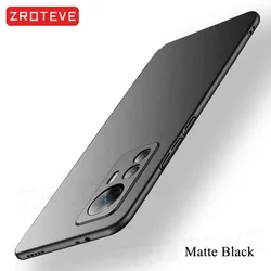 Slim Hard Frosted PC Case - Elegant Protection for Xiaomi 12X (Matte Black)
