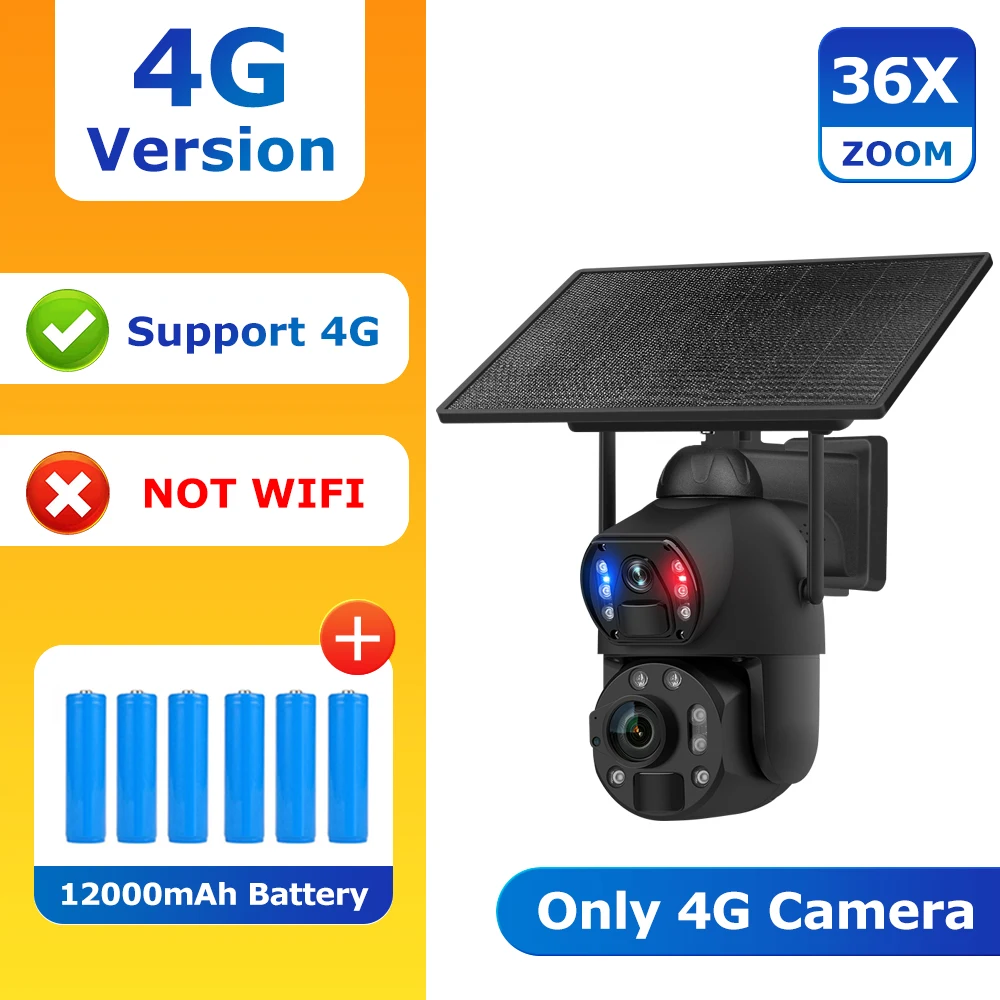 36X Zoom 4G Camera