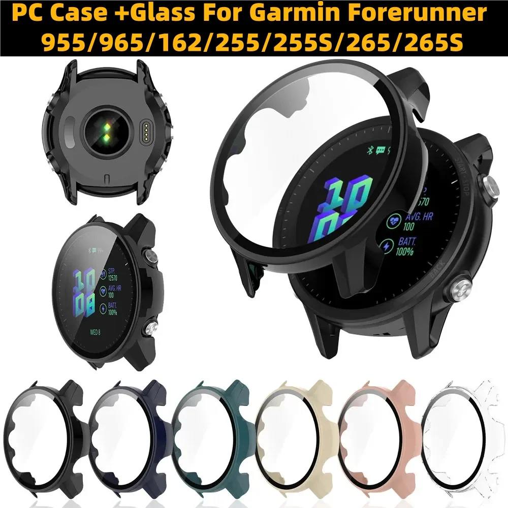 2-in-1 Hard PC Case with Tempered Glass Screen Protector