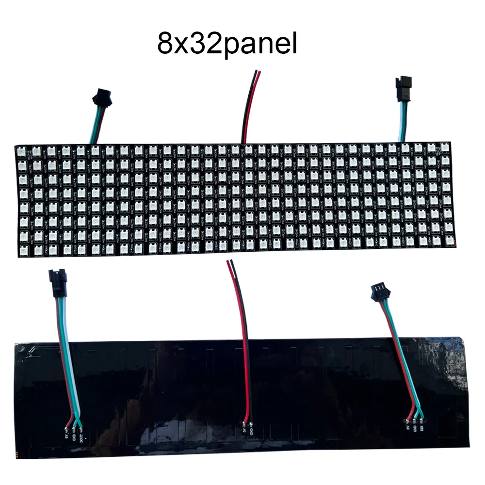 WS2812B RGB LED Digital Flexible Individually Addressable Panel Light WS2812 8x8 16x16 8x32 Pixel Screen DC5V