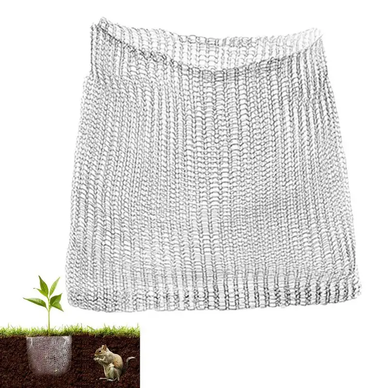 

Stainless Steel Plant Wire Speed Baskets Heavy Duty Bulb Baskets For Planting Rustproof Wire Knitted Mesh Bag For Tulips Lilies