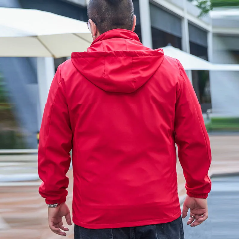 Plus size 160KG Spring Autumn Jackets 6XL 7XL 8XL Men Jackets 6