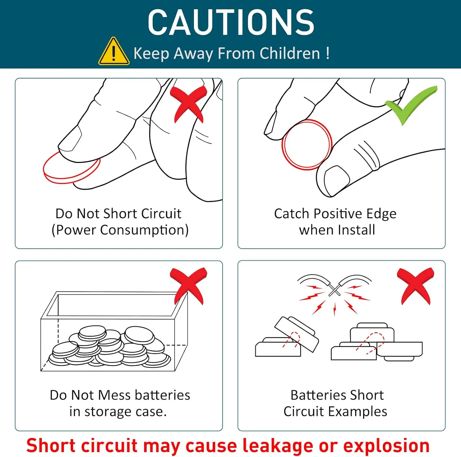 AG13/ LR44 A76 LR1154 1.5V Alkaline Button Cell Battery For Watch In - Foto 6