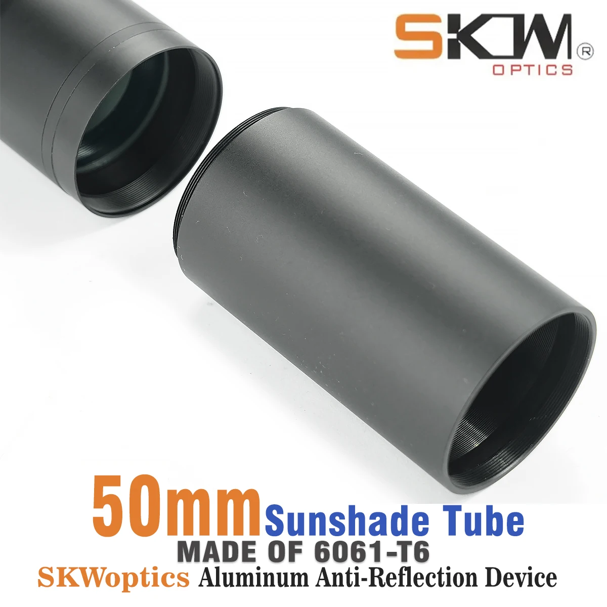 

SKWoptics-антибликовый прицел для винтовки, Солнцезащитная трубка, 50 мм,