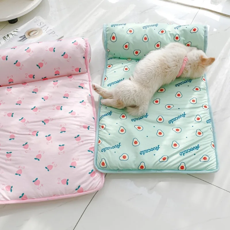 Title 1, Summer Cooling Dog Bed Comfortable Cushion Anti...