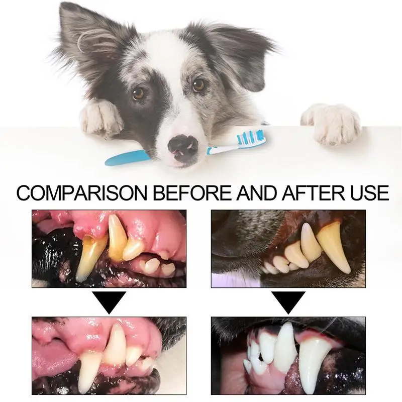 Pasta de dientes brillante para mascotas, pasta de dientes para el cuidado bucal de 100g, suministros eficaces para mascotas, perros y gatos de dientes para limpieza suave, lucha contra el mal aliento