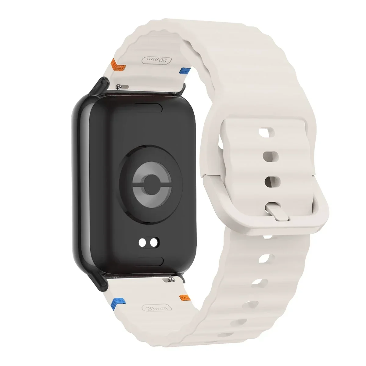 Wave Pattern Silicone Sports Strap | Replacement Wristband