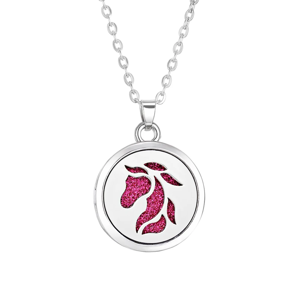 Tree of Life Aromatherapy Necklace - Essential Oil Diffuser Locket in Stainless Steel