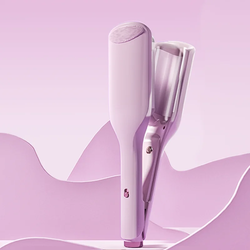 Fer à friser électrique pour ondulations de plage, chauffe rapide, outil de coiffure professionnel pour femmes 1 Fer à friser électrique pour ondulations de plage, chauffe rapide, outil de coiffure professionnel pour femmes 1