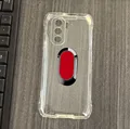 Clear Tpu A Red