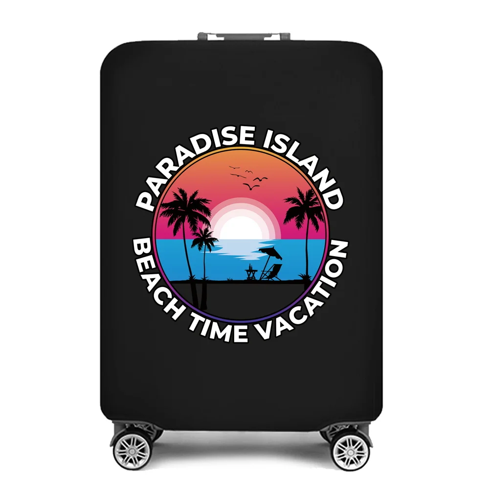 Travel Essentials Luggage Protective Cover for 18-28 Inch Traveling Accessories Trolley Bag Elastic Suitcase Case Holiday Print