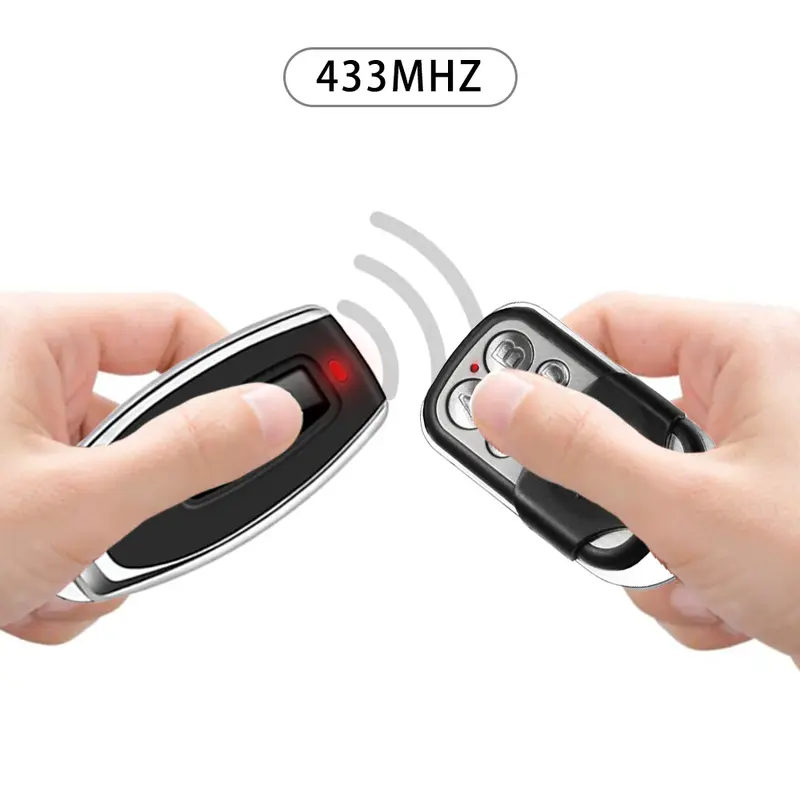 Garage Door Gate Opener Duplicator 4-Button Metal Buttons 433MHz Universal Clone Fixed Learning Rolling Code Gate Duplicator - Image 5