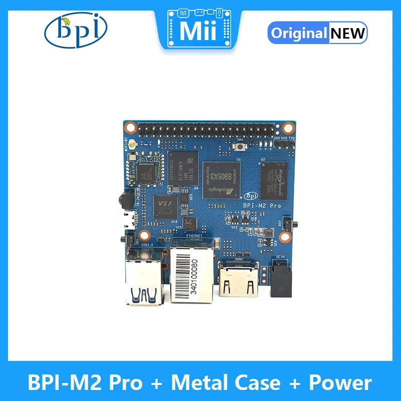 ٳ  BPI-M2 Pro ݼ ̽  Amlogic S905X3  ھ 2G LPDDR4 16G eMMC HDMI 2.1 WiFi BT 4.2 º ̱ 