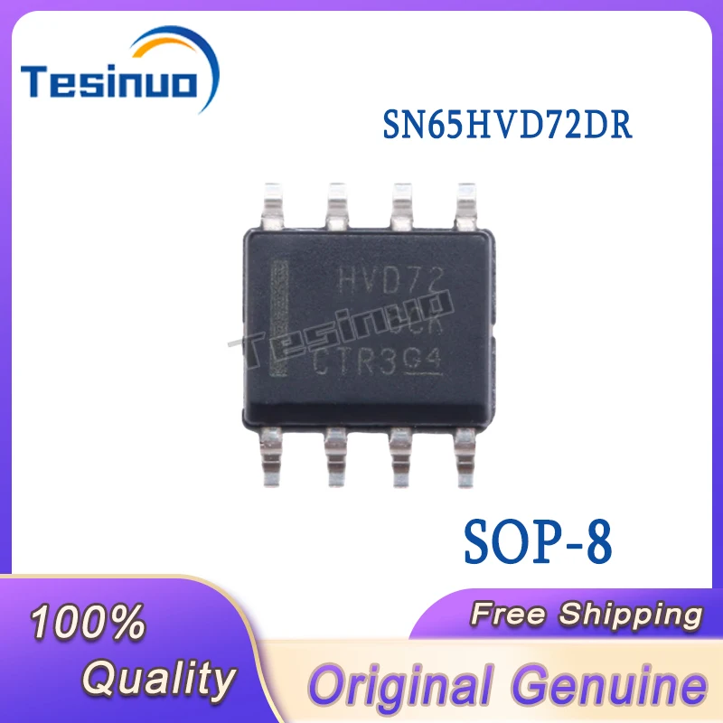 

5/PCS New Original SN65HVD72DR HVD72 SOP-8 RS422/RS485 transceiver chip In Stock