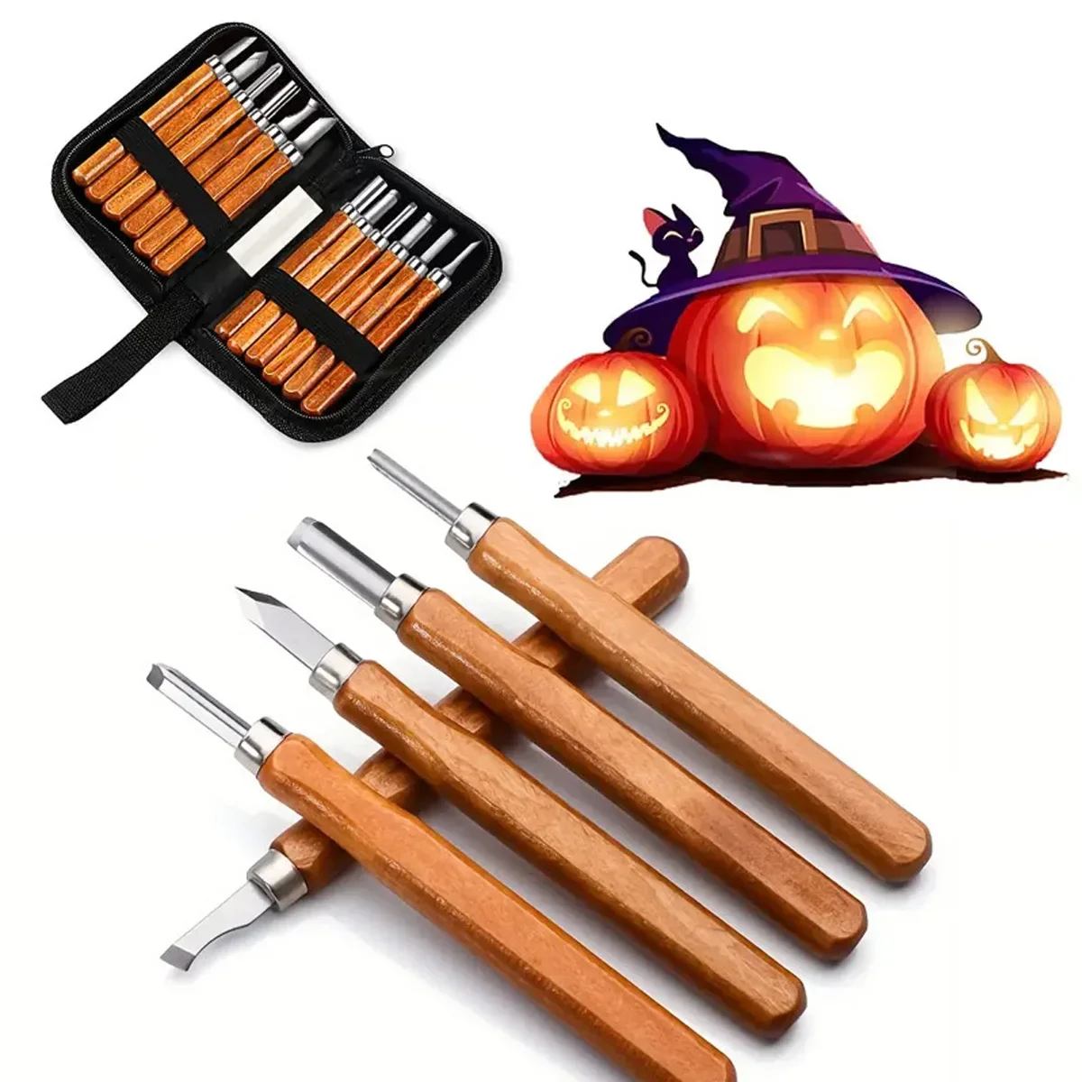 12 قطعة نحت الخشب إزميل سكين أداة اليد مجموعة ل الأساسية مفصلة نحت عمال الخشب Gouges أدوات النجارة قطع الخشب الحفر