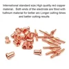 60Pcs Air Plasma Cutter Nozzle Tips Consumables For LG-40 PT-31 Torch CUT40 Electrode Tip Torch Kit 6