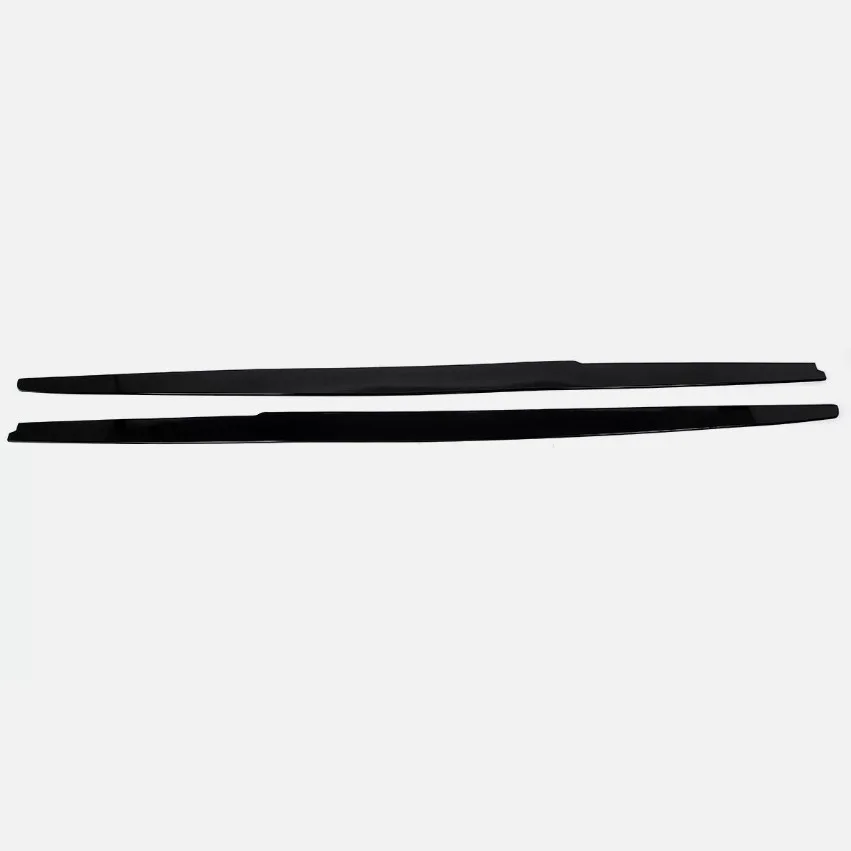 Gloss Black Side Skirts Panels Extension Lip For BMW 5 Series E60 E61 M5 2004~2010 Extension Panel Splitters Diffuser Bodykits