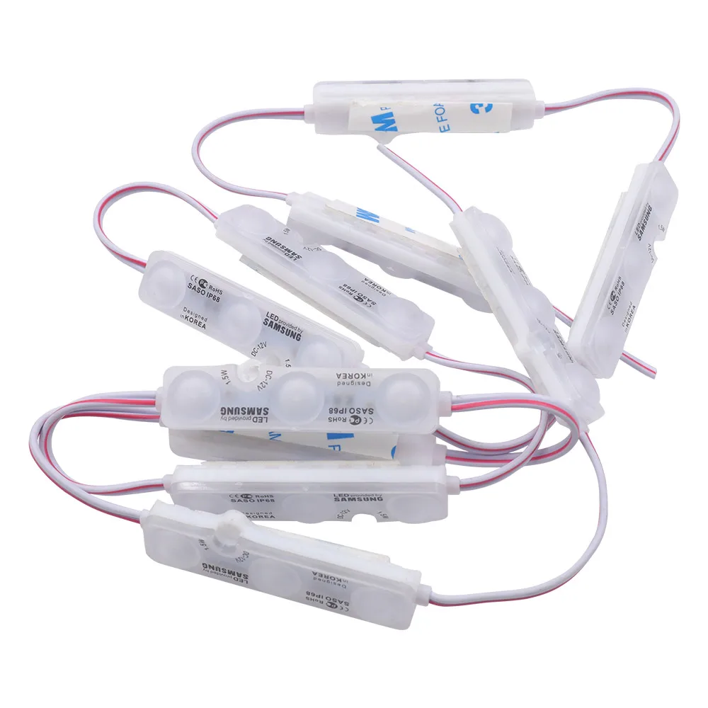 DC 12V SMD 5630 LED Module 3 LED injection led module 1.2W Module Lamp Waterproof IP68 Sign Backlight