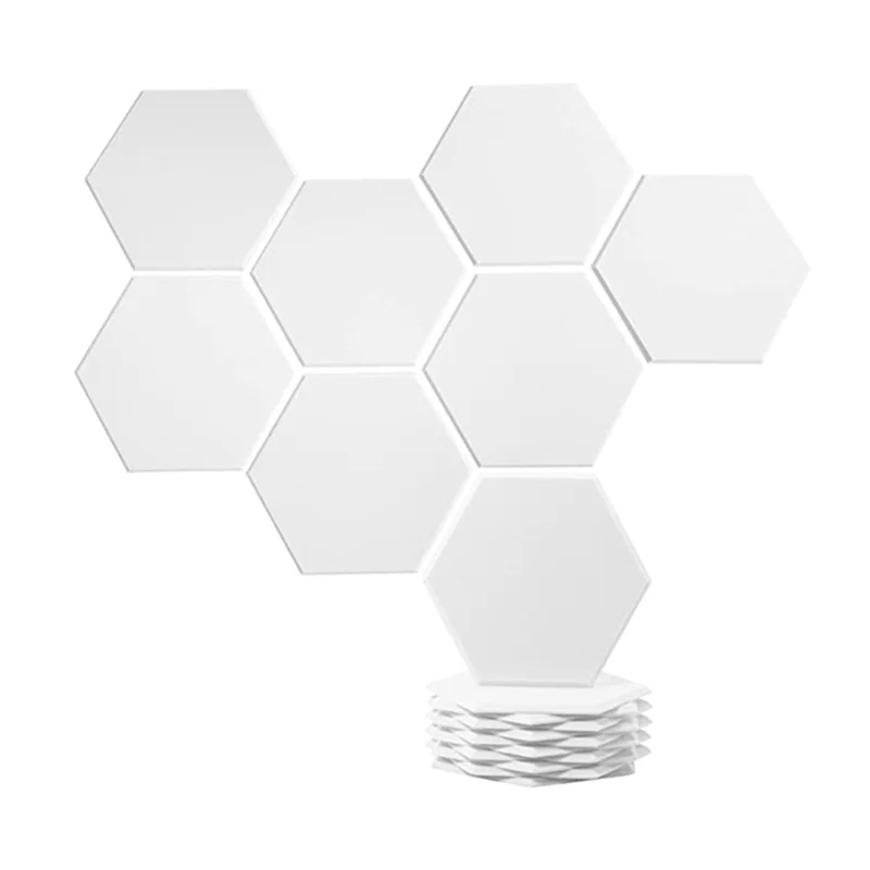 

12 шт./упаковка, шестигранные акустические панели, 12x10x0,4 дюймов