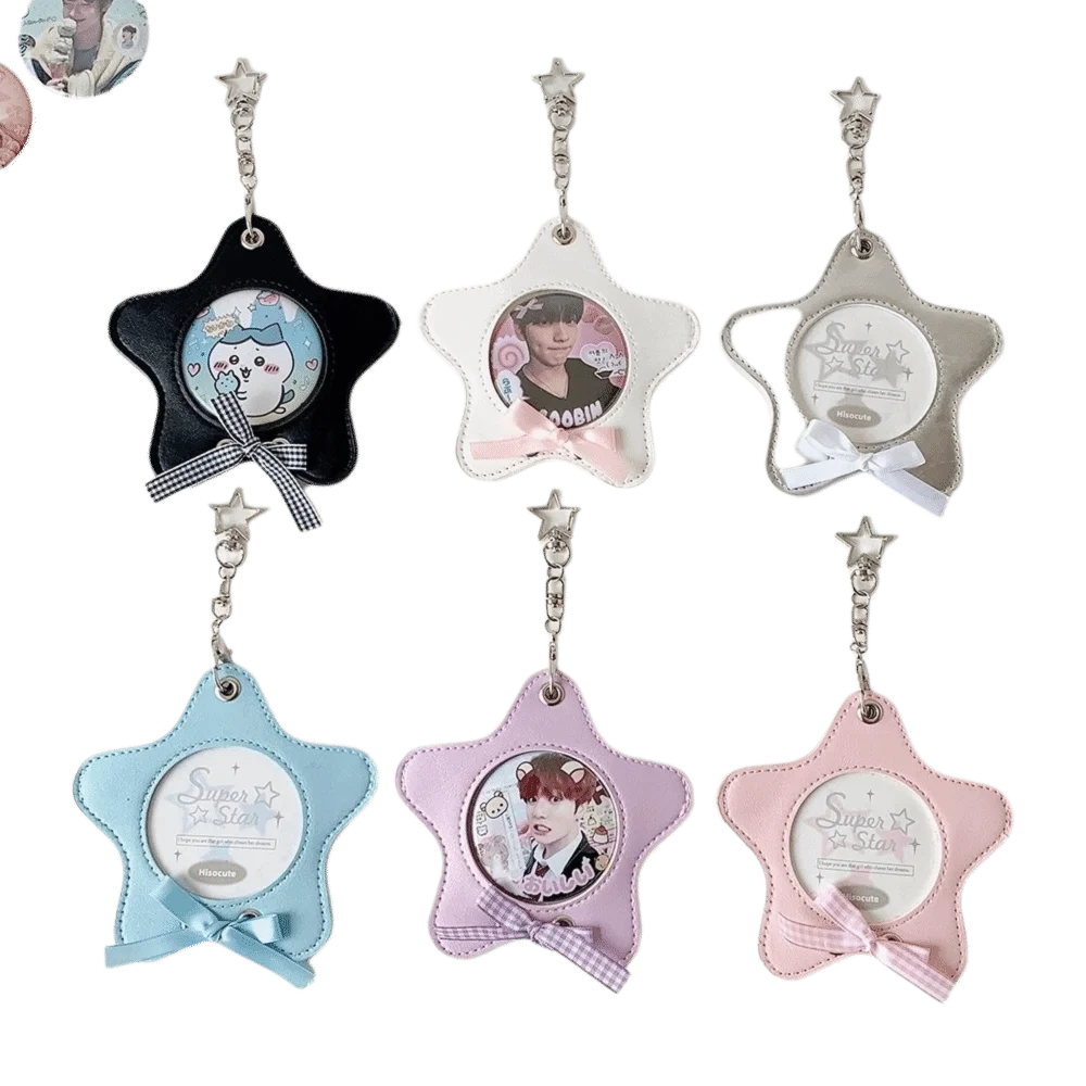 Neue Vitrine Stern Abzeichen Halter Transparent Wasserdicht Abzeichen Halter PVC Abzeichen Schutz Tasche Rucksack Dekoration – Detail 4
