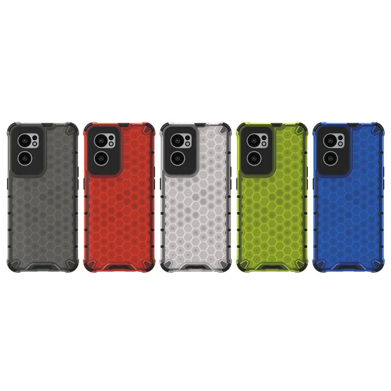 Shockproof Honeycomb Hard PC Bumper Case