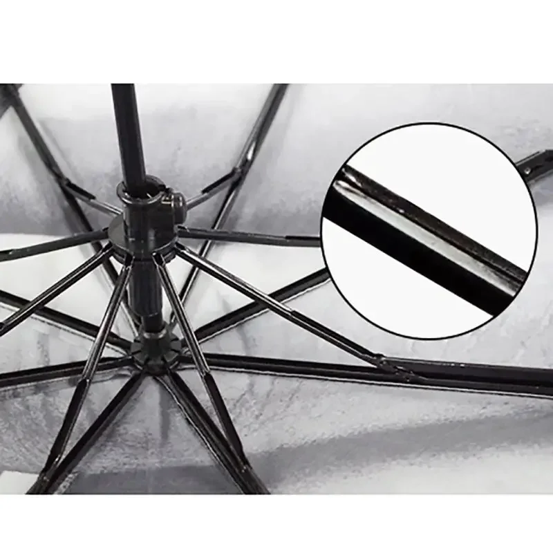 Creative Personality Umbrella Middle Finger Folding Windproof Travel Umbrella 8 Rib Rainy Day Accessories Unique Fashion Brand