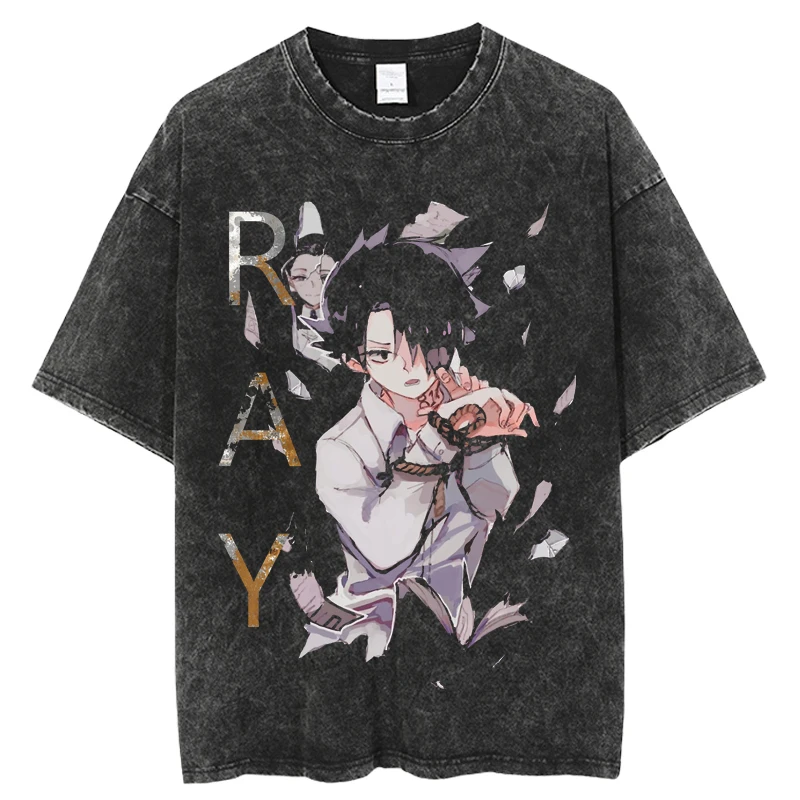 

Мужская винтажная Футболка с принтом и графическим принтом, в стиле аниме