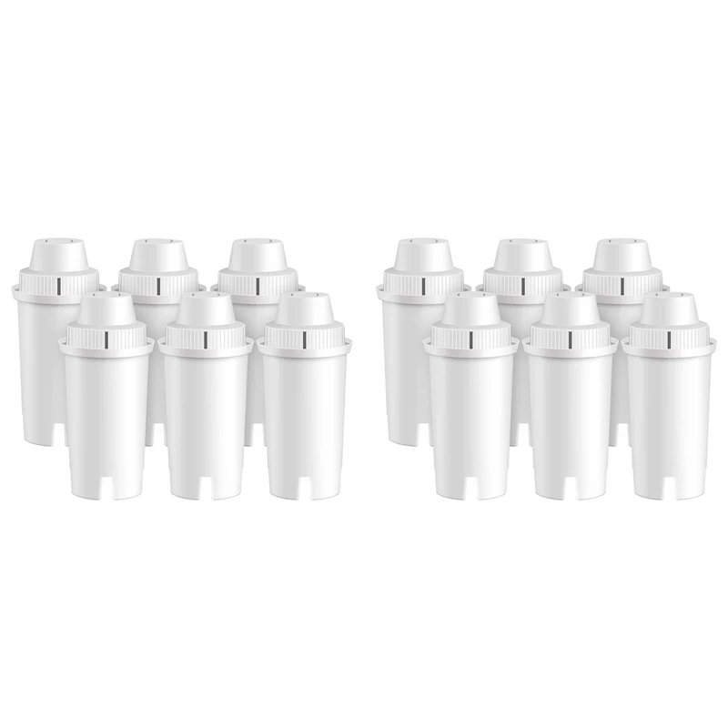 

For Brita Longlast Water Filter Pitcher For Drinking Water For Mavea 107007, Brita Classic 35557, OB03, Maxtra, 12 PCS