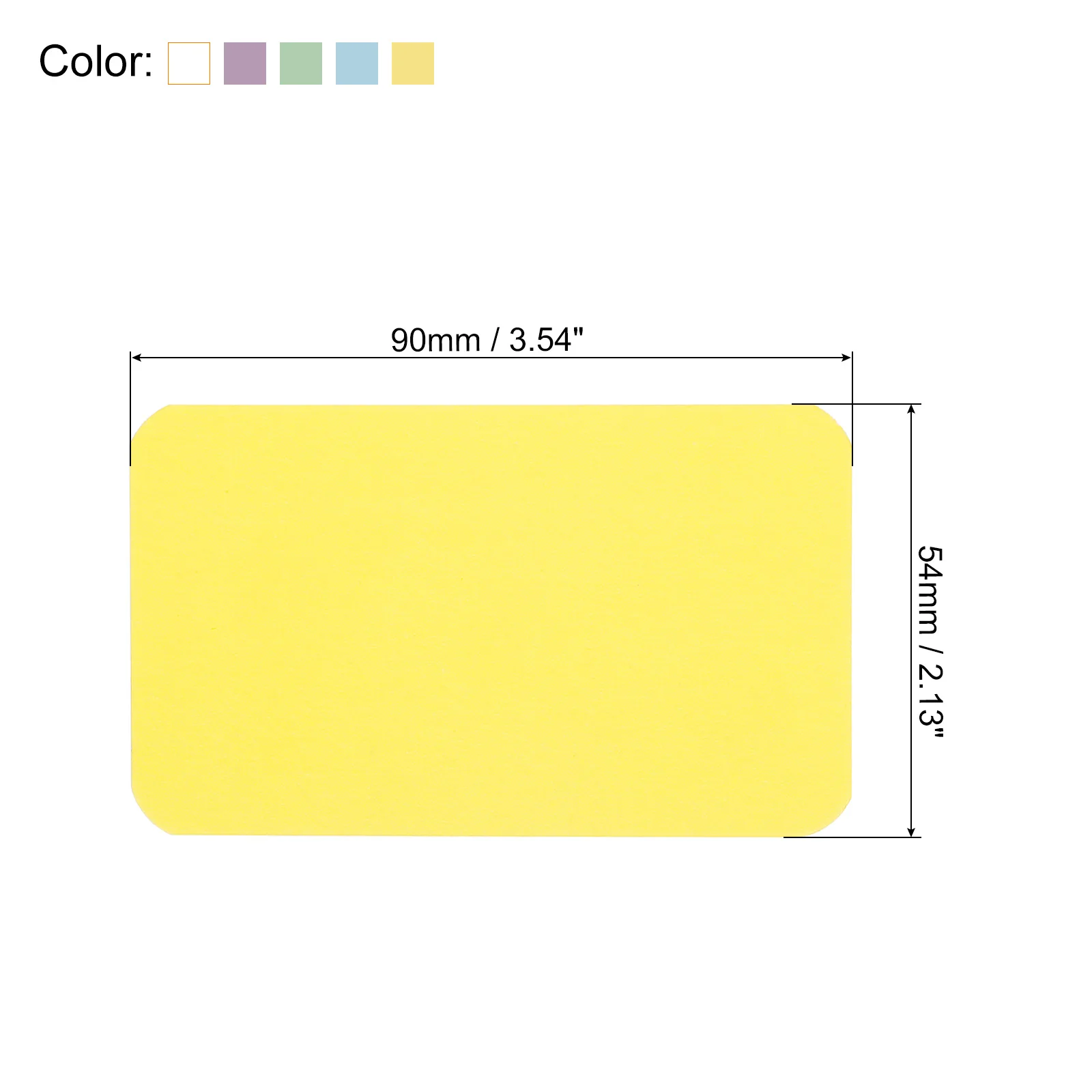 100/200개 3.5x2인치 무지 종이 명함 소형 인덱스 플래시 카드 단어 메시지 노트 카드 미니 종이 태그 DIY 선물 공예용