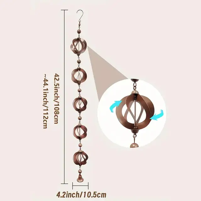 Ganci Per Grondaie A Catena Pioggia - 2 Pezzi A Forma Di V E S In Ferro Nero