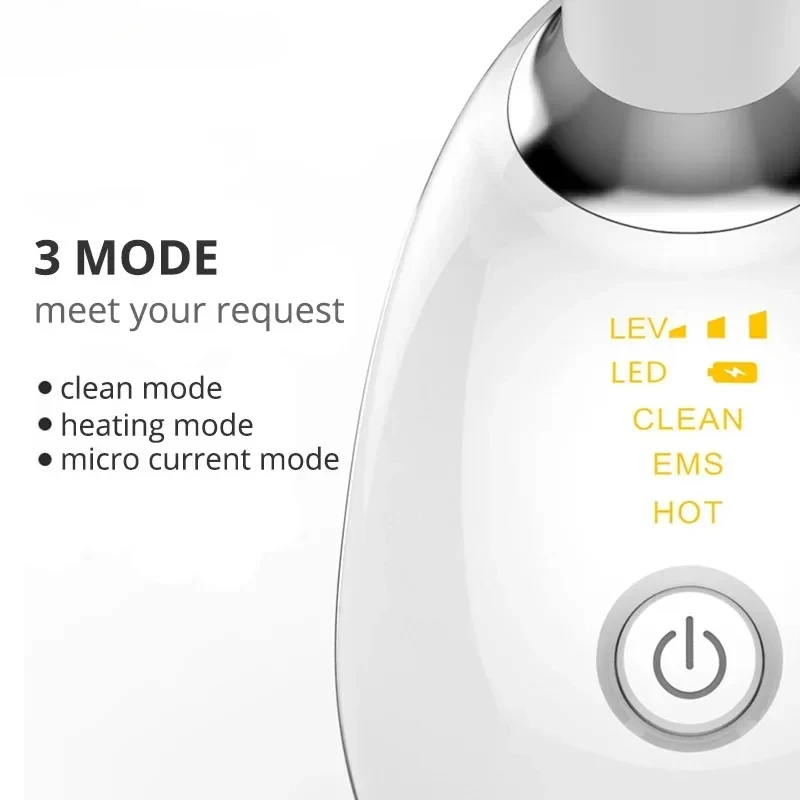 7 Color EMS Neck Beauty Device Face Lifting Massager Double Chin Remover Anti Wrinkle LED Photon Skin Tightening Facial Massager led facial mask facial machine